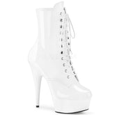 6" Heel DELIGHT-1020 White Pat